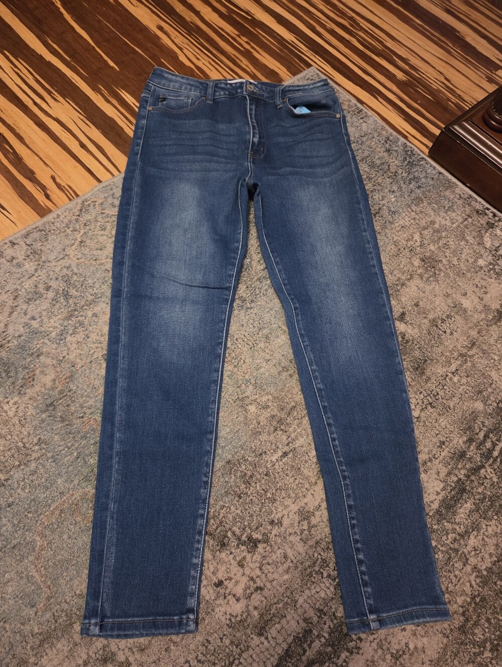 KanCan Nicole High Rise Super Skinny Jeans Medium Wash Blue Size 11/29